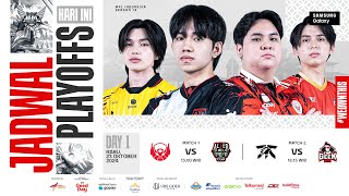 🔴 LIVE  MPL ID S14  Playoffs Hari 1  Bahasa Indonesia [upl. by Htebezile977]