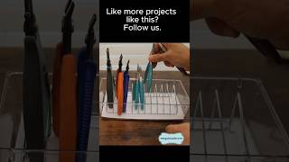 DIY Craft Tool Rack for less than 500 toolorganizer diytoolrack toolrack [upl. by Ardnola]