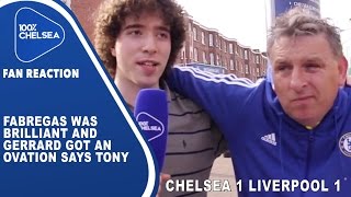 Fabregas Was Brilliant And Gerrard Got An Ovation Says Tony  Chelsea 1 Liverpool 1 [upl. by Kurtis980]