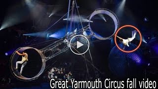 Watch 🔴 Great Yarmouth Circus fall video  Great Yarmouth Circus accident  acrobat falls [upl. by Aikemahs]