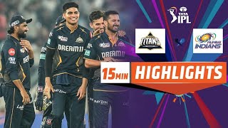 Mi vs GT pil highlights 2024ipl match highlights 2024 match nomber five viral ipl [upl. by Frymire]