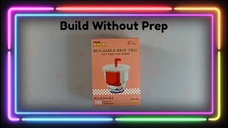 Micro Brix  Buildable Brix Trio  Fast Food Fun  Milkshake  Only Build  Sped Up with Music [upl. by Ardnekal]