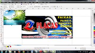 Curso de Corel Draw x6aula 16 importando imagens [upl. by Eelrahc]