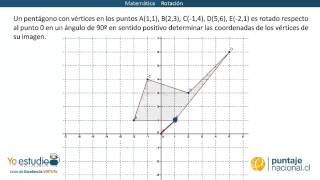 Matemática  Ejercicio de rotación [upl. by Glynis]