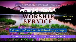 22Sep24  WORSHIP SERVICE [upl. by Wade]