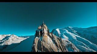 FPV Drone extrem long range From Chamonix 1030m alt to Aiguille du midi 3842m French Alp [upl. by Hamo114]