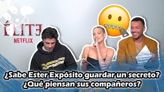 Ester Expósito Itzan Escamilla y Sergio Momo ¿Quién sabe guardar un secreto  ÉLITE ENG SUBS [upl. by Zeph983]