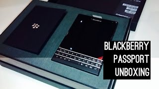 BlackBerry Passport Unboxing [upl. by Cristoforo]