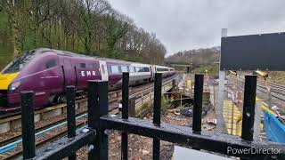 Short Trainspotting video on the 1st day of the new and improved Dore and Totley Station 25324 [upl. by Ezara490]