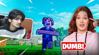 Playing Roblox With My Dumb Friend [upl. by Deane]