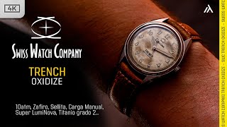 SWC lo vuelve a hacer Trench Oxidize Eficiencia en unas medidas perfectas  Swiss Made Field Watch [upl. by Aitnis27]