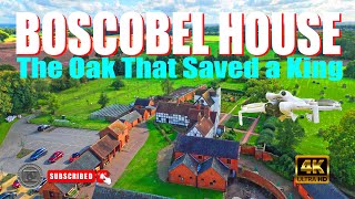 DISCOVER BOSCOBEL HOUSE Spectacular 4K Aerial DJI Drone views and narration English Heritage [upl. by Prader]