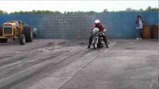 RccVideos Suzuki Gs1100 Dragbike at Thompson Raceway Park TRP E85 [upl. by Aisatnaf]