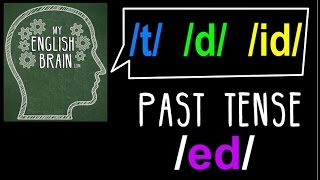 Past Tense ed Pronunciation My English Brain [upl. by Sonni401]