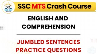 Jumbled sentences practice questions  ENGLISH  Day 44  SATHEE SSC [upl. by Wallinga]