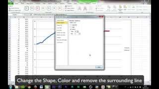 Excel Tutorial  Dividing graph data into two sections amp Extrapolating Trendlinemov [upl. by Aikrahs969]