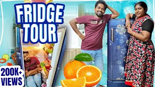 எங்க Fridgeல என்னென்ன இருக்கு பாக்கலாம் வாங்க😲 Our Fridge Tour🤩  Vinoth Iswarya [upl. by Linders]