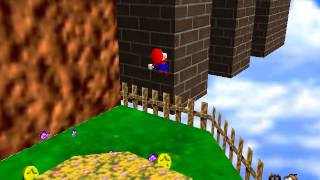 Super Mario 64  Whomps Fortress  WF Freerun TAS [upl. by Ariew]