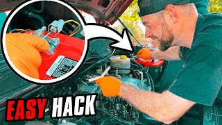 Use Your Car Battery to Adjust Valve Lash  QUICK amp EASY HACK [upl. by Jeggar]