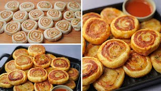 Potato Roll Samosa  Aloo Samosa Recipe  Potato Pinwheel Samosa  Yummy [upl. by Sirrom235]