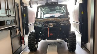 Stryker 2916 Toy Hauler and Canam XMR Max Defender 6 passenger [upl. by Fenton15]