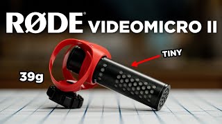 NEW COMPACT MIC of 2023  RODE VideoMicro II [upl. by Debera]