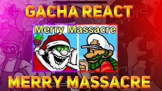 Gacha React To FNF Mod VS Marios Monday Night Massacre MX vs Lucas Gacha Life Reaction [upl. by Lorna]