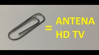 Clip Antena HDTV con clip metalico sencilla y sin costo [upl. by Aninep]