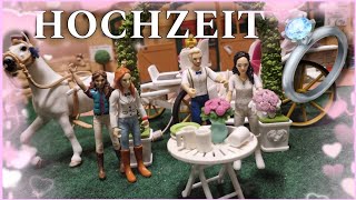 Die große Hochzeit 🥳Das DRAMA😳Schleich KurzfilmPferde Geschichte [upl. by Schlessel]