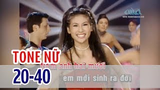 2040  KARAOKE  Tone Nữ  Beat Gốc [upl. by Ardnassak]