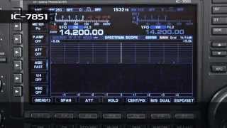 Icom IC7851 vs IC7800 RMDR Characteristics [upl. by Aynod]