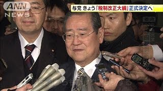 来年度の税制改正大綱決定へ 法人税引き下げなど141230 [upl. by Elbert]