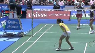 F  WD  Poon LYTse YS vs SMatsuoMNaito  2012 Yonex Open Japan [upl. by Jolenta]