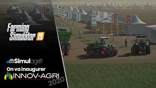 Innovagri 2020 Farming Simulator 19  on installe le pack Rolland sur le stand [upl. by Trebled]