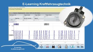 HFM8 Luftmassenmesser mit dem Oszilloskop prüfen Fehlersuche Sent Protokoll [upl. by Yrrap]