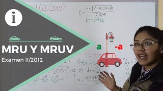 🚗Movimiento Rectilíneo Uniformemente Variado EXAMEN PASADO Ingeniería UMSA PREFACULTATIVO II2012 [upl. by Rysler532]