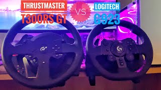 Thrustmaster T300RS GT vs Logitech G923 [upl. by Schmitz190]