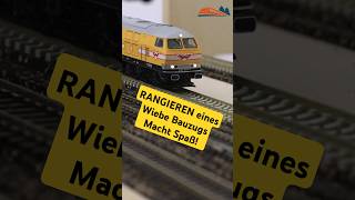 Rangieren eines V320 Bauzugs  modellbahn h0 wiebe bahnbaugruppe [upl. by Harriette]