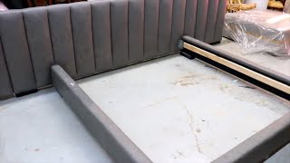 HOW TO UPHOLSTER A CHANNEL TUFTED HEADBOARD  ALO UPHOLSTERY [upl. by Cleave700]