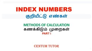 INDEX NUMBERS [upl. by Sterrett]