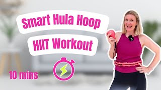 Smart Hula Hoop Workout  10 minutes  No talking [upl. by Kimbra]