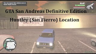 GTA San Andreas  Definitive Edition  Huntley San Fierro Location [upl. by Nivek252]