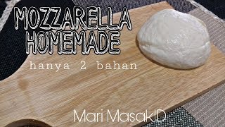 MOZZARELLA HOMEMADE HANYA DENGAN 2 BAHAN TANPA RENNET [upl. by Noremak577]