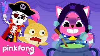 Halloween Party with Baby Shark amp The Wiggles  Halloween Songs  Pinkfong x thewiggles [upl. by Bromley]