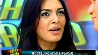 Derlane Silva ex dançarina do Mc Créu no Programa Ação amp Reação do Ênio Carlos [upl. by Nylemaj]