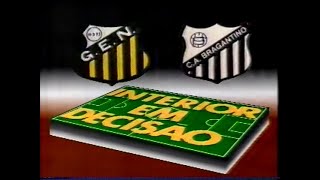 NOVORIZONTINO 1X1 BRAGANTINO  1ª FINAL PAULISTA 1990 BAND SILVIO LUIZ 22081990 [upl. by Prent]