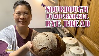 Sourdough Pumpernickel Rye Bread [upl. by Annuhsal]