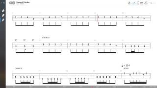 Rancid  Maxwell Murder BASS TAB PLAY ALONG [upl. by Ainnet239]