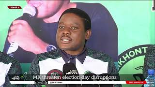 2024 Elections  MK Youth League threatens election day disruption [upl. by Darton]