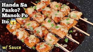 Handa Sa Pasko 2023  Cheesy Chicken Stick Recipe [upl. by Cita940]